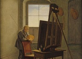 Caspar David Friedrich dans son atelier
