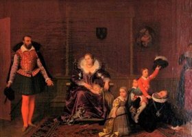 Henri IV de France joue avec ses enfants