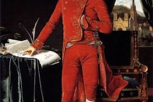 Portrait de Napoléon Bonaparte en premier consul