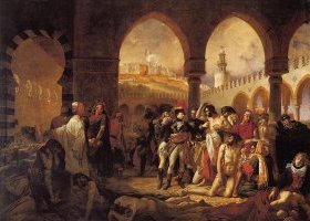 Bonaparte visitant les pestiférés de Jaffa (le 11 mars 1799)