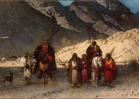 Cheikhs arabes dans les montagnes