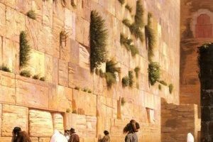 Le mur des lamentations, Jérusalem