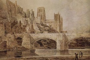 La cathédrale de Durham et le pont