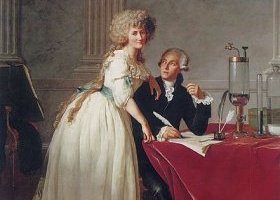 Portrait de monsieur de Lavoisier et sa femme