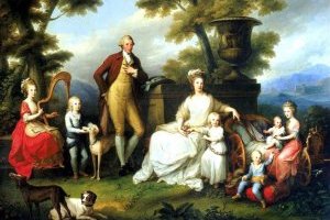 Marie- Caroline et Ferdinand Ier, Roi des Deux-Siciles, avec leurs enfants