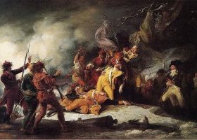 La mort du général Montgomery lors de l'attaque de Québec
