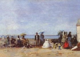 Plage à Trouville