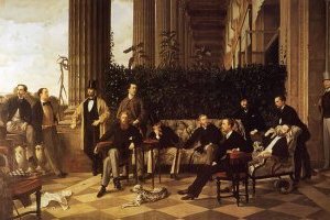 Le balcon du Cercle de la rue Royale