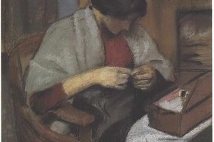 Elisabeth Gerhard coudre