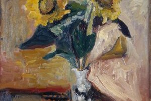 Vase de tournesols