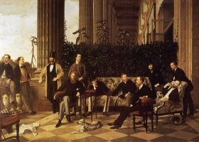 Le balcon du Cercle de la rue Royale