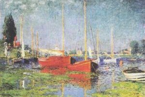 Bateaux rouges à Argenteuil