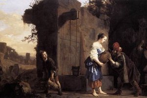 Eliézer et Rebecca près de puits