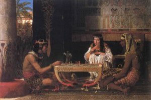 Les joueurs d'échecs égyptiens