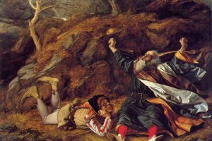 Le Roi Lear et le Fou dans la tempête
