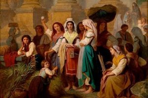 Le marché aux herbes à Assise