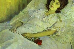 Une fille malade