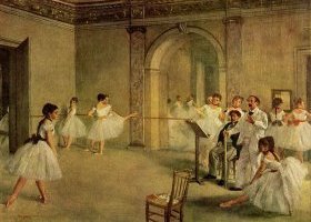 La salle de ballet de l'Opéra, rue le Pelletier