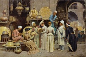 Dans le souk aux cuivres