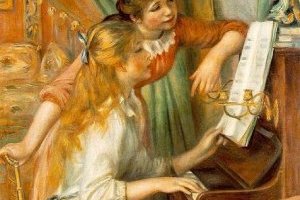 Jeunes filles au piano
