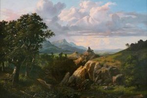 Vue des environs de Rome