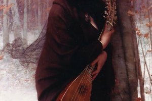 Jeune fille à la mandoline (Automne)