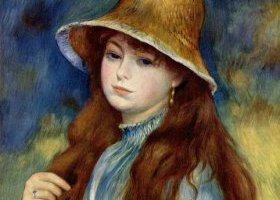 Jeune fille au chapeau de paille